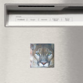 Aimant Cougar, puma, panthère de Floride, Puma (In Situ (Lave-vaisselle))