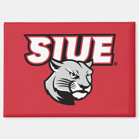 Aimant Cougars de SIUE (Recto)