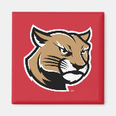 Aimant Cougars de SIUE (Devant)
