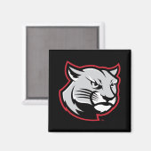 Aimant Cougars de SIUE (Recto/Verso)