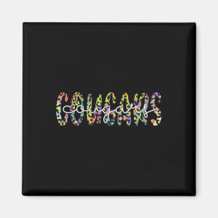 Aimant Cougars School Sports Fan Team Spirit Mascot Cadea