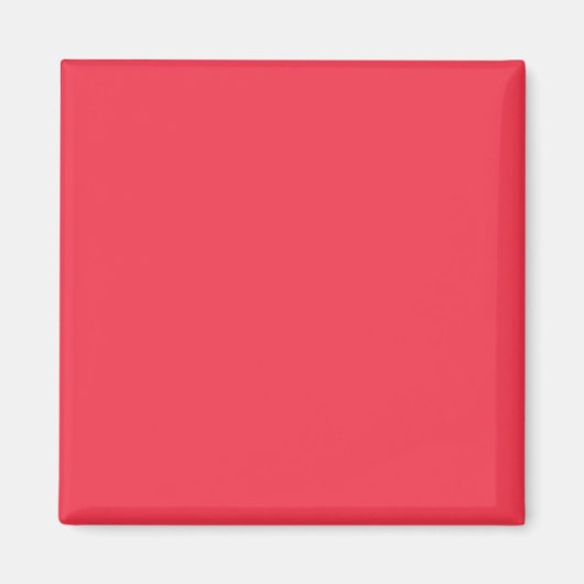 Aimant Couleur Amaranth Red F4364C - Ajouter Votre Nom Op (Devant)