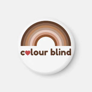 Aimant Couleur aveugle amour arc-en-ciel