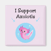 Aimant Couleur claire pour Axolotls mou violet I (Devant)