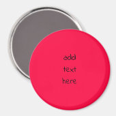Aimant Couleur de rose américaine (Recto/Verso)