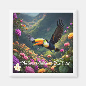 Aimant "Couleur exotique" (Devant)