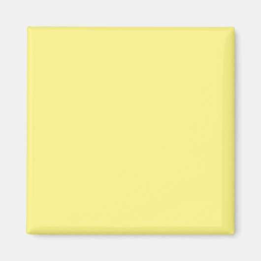 Aimant Couleur FFF888 jaune clair avec option Ajouter un (Devant)