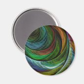 Aimant Couleur Gloire Moderne Art Abstrait Motif Élégant (Recto/Verso)