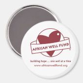 Aimant couleur-logo-AWF, www.africanwellfund.org (Recto/Verso)