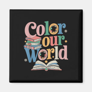Aimant Couleur Notre Monde Lecture Été 2025 Créativité Wi