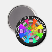 Aimant Couleur Paint Paint Splash (Recto/Verso)