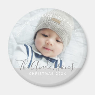 Aimant Couleur personnalisée avec photo et texte personna