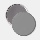 Aimant Couleur Pure Grey 808080 - Option pour ajouter un (Recto/Verso)