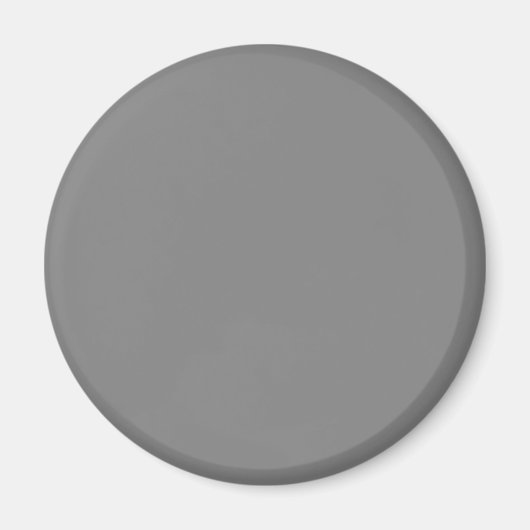 Aimant Couleur Pure Grey 808080 - Option pour ajouter un (Devant)