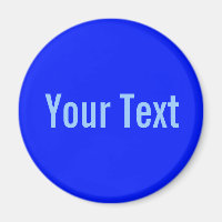 COULEUR SEULEMENT / bleu royal + votre texte