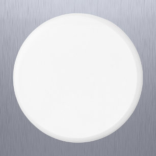 Aimant Couleur solide blanche pure