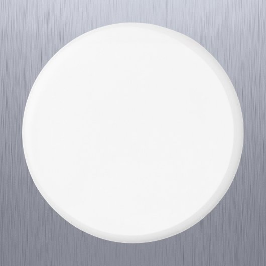 Aimant Couleur solide blanche pure