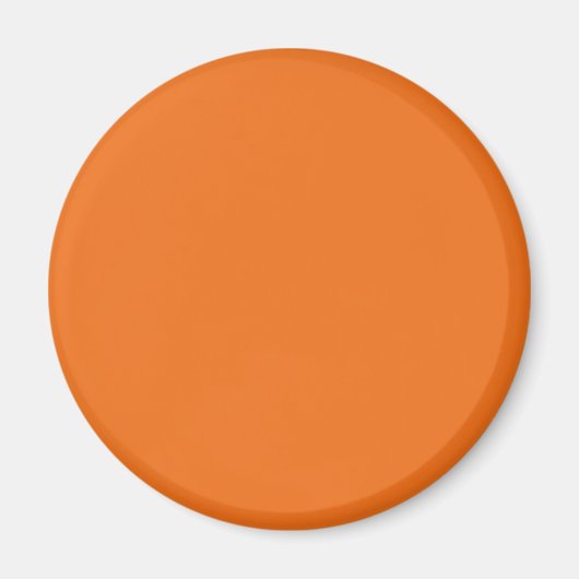 Aimant Couleur solide orange électrique (Devant)