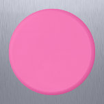 Aimant Couleur solide rose chaud<br><div class="desc">Couleur solide rose chaud</div>