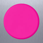 Aimant Couleur solide rose néon<br><div class="desc">Couleur solide rose néon</div>