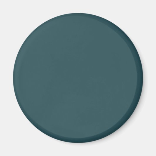 Aimant Couleur solide Turquoise profonde (Devant)