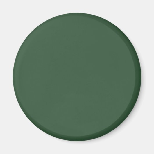Aimant Couleur solide vert émeraude foncé (Devant)