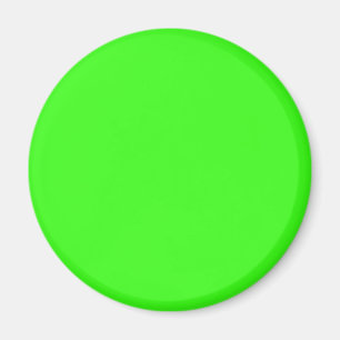 Aimant Couleur solide verte néon