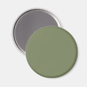 Aimant Couleur solide verte Sage (Recto/Verso)