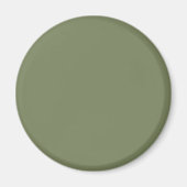 Aimant Couleur solide verte Sage (Devant)