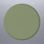 Aimant Couleur solide verte Sage<br><div class="desc">Couleur solide verte Sage</div>