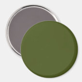 Aimant Couleur vert olive Personnaliser (Recto/Verso)