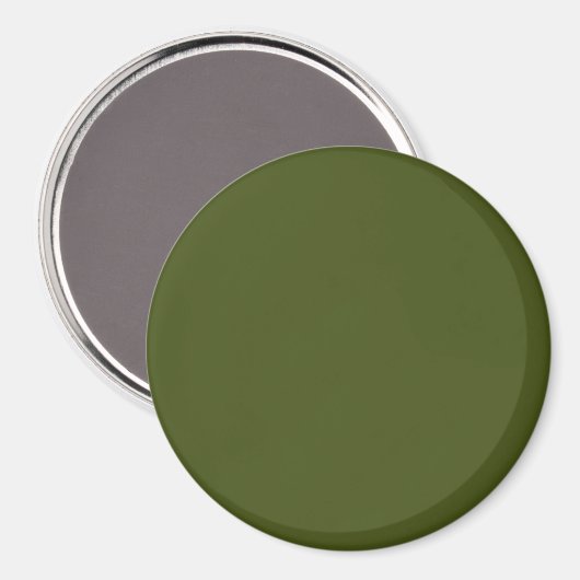 Aimant Couleur vert olive Personnaliser (Recto/Verso)