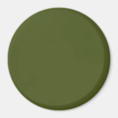 Aimant Couleur vert olive Personnaliser (Devant)