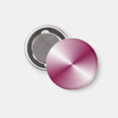 Aimant Couleur violet rose personnalisée Modèle blanc élé (Recto/Verso)