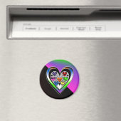 Aimant Couleurs d'amour (In Situ (Lave-vaisselle))