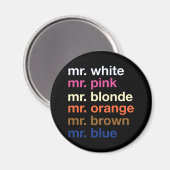 Aimant Couleurs de gangster (Recto/Verso)