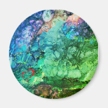 Couleurs de la feuille de verdure de nuit