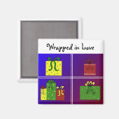 Aimant Couleurs de Noël (Recto/Verso)