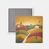 Aimant Couleurs de Toscane (Recto/Verso)