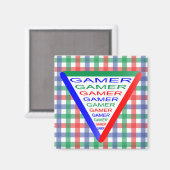 Aimant Couleurs du système de jeu Gamer 3 Ultimate RVB (Recto/Verso)