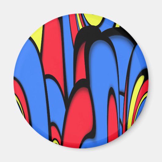 Aimant Couleurs Festives (Devant)