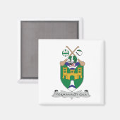 Aimant Couleurs pour l'équipe GAA du Comté de Fermanagh (Recto/Verso)