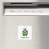 Aimant Couleurs pour l'équipe GAA du Comté de Fermanagh (In Situ (Lave-vaisselle))