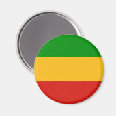 Aimant COULEURS RASTAFARI + vos idées (Recto/Verso)