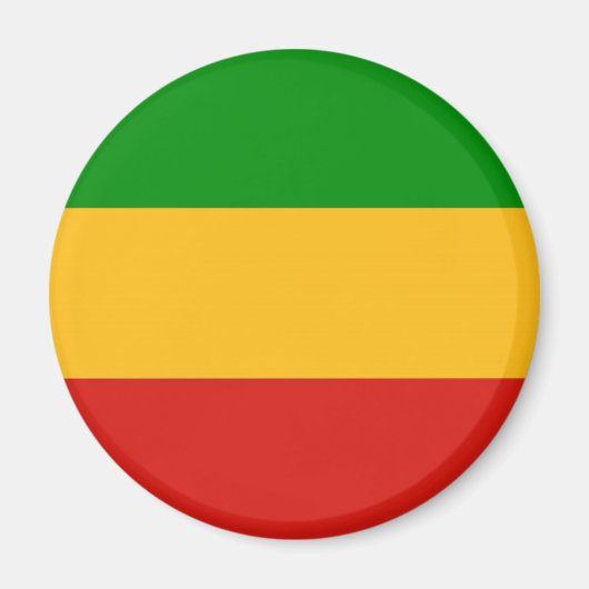 Aimant COULEURS RASTAFARI + vos idées (Devant)
