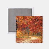 Aimant Couleurs saisonnières de l'automne (Recto/Verso)