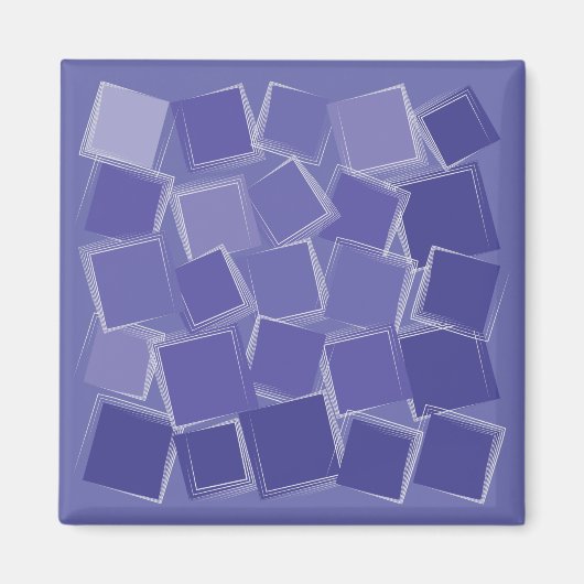 Aimant Couleurs violettes éparpillées (Devant)