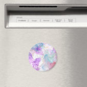 Aimant Couleurs violettes, vertes, roses, élégantes (In Situ (Lave-vaisselle))