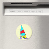 Aimant Couleurs Vives Windsurf (In Situ (Lave-vaisselle))