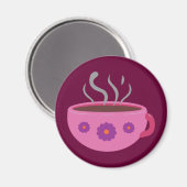 Aimant Coupe chaude de café (Recto/Verso)